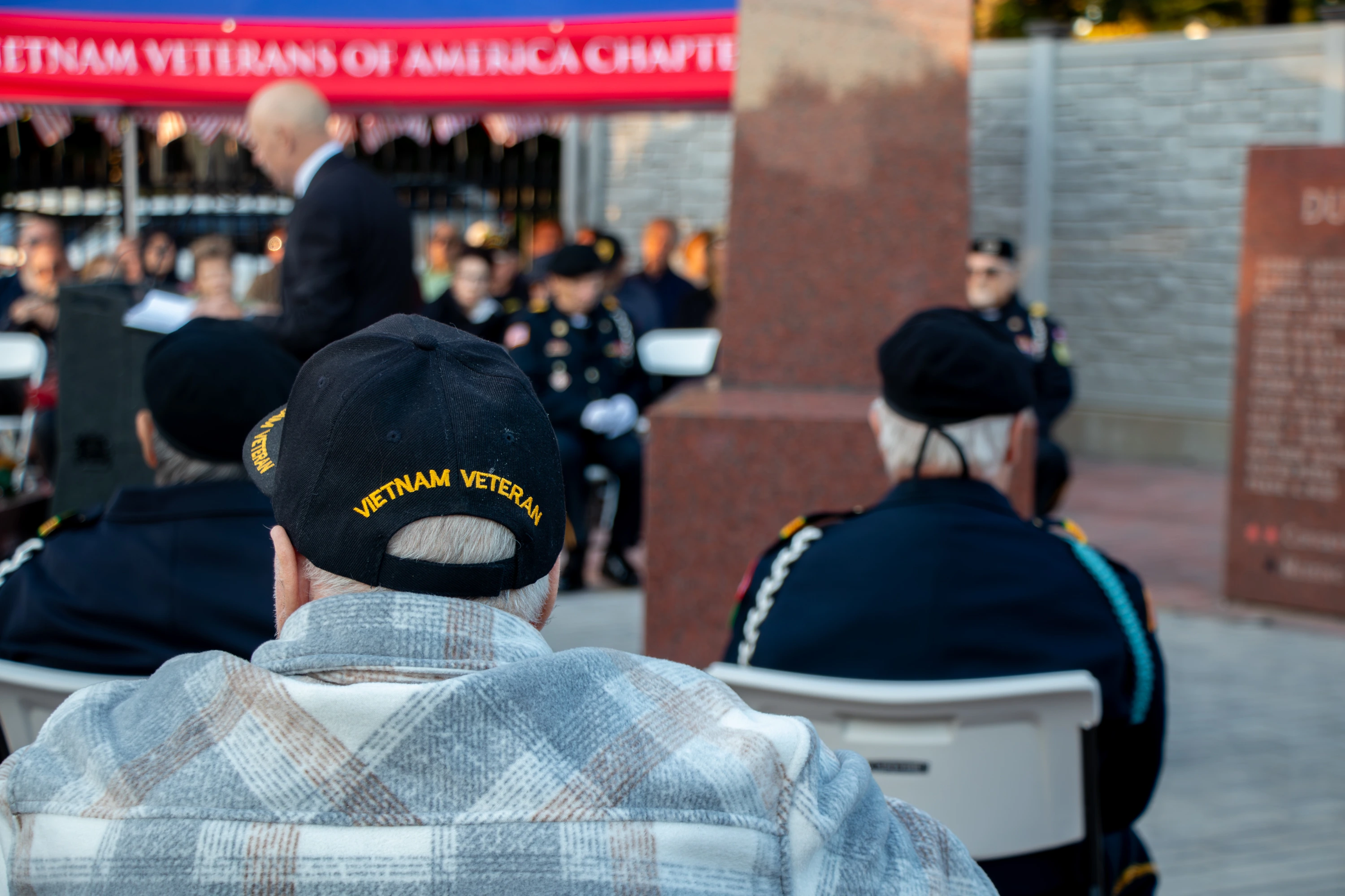 American flag at POW/MIA memorial