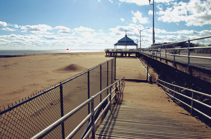 Franklin D. Roosevelt Boardwalk and Beach